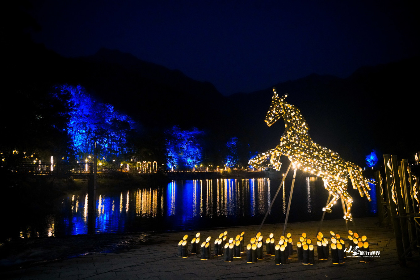 安吉的这三个村庄在国庆间办了一场竹灯盛会美出天际了