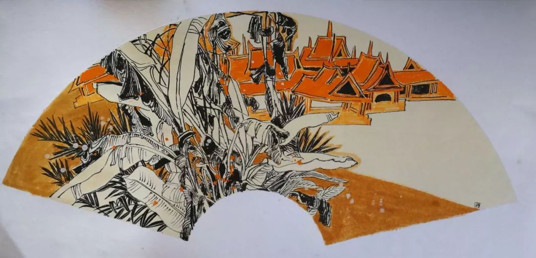 原创国画版画2幅入选十三届全国美术作品展的画家尹莉莉