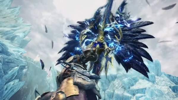 《怪猎世界》冰原设计大赛优胜作品 黑鹰盾斧造型霸气