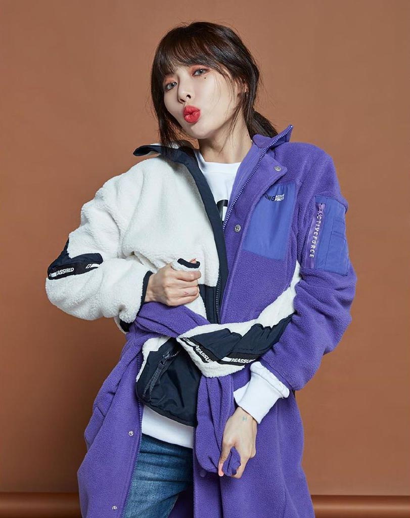 金泫雅代言时尚品牌画报蓝眼睛的小野马好漂亮啊