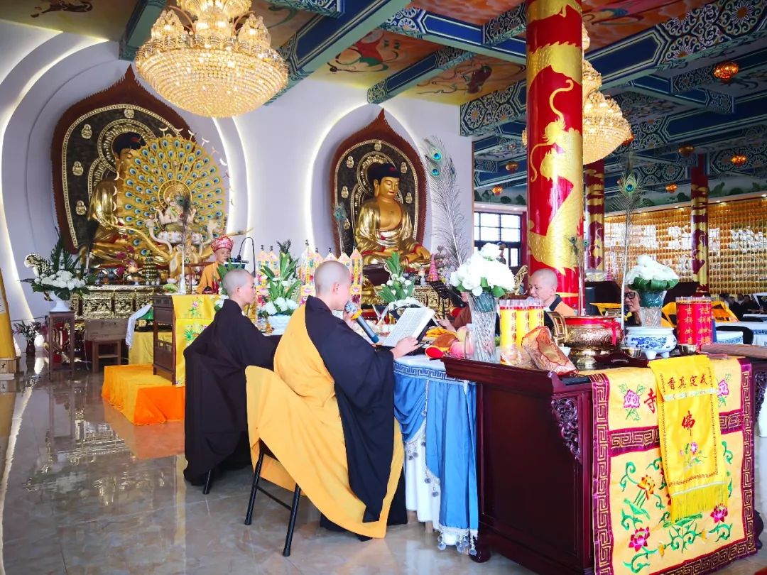 吉祥福澤滿眾所願護國龍王寺佛母大孔雀明王法會開啟