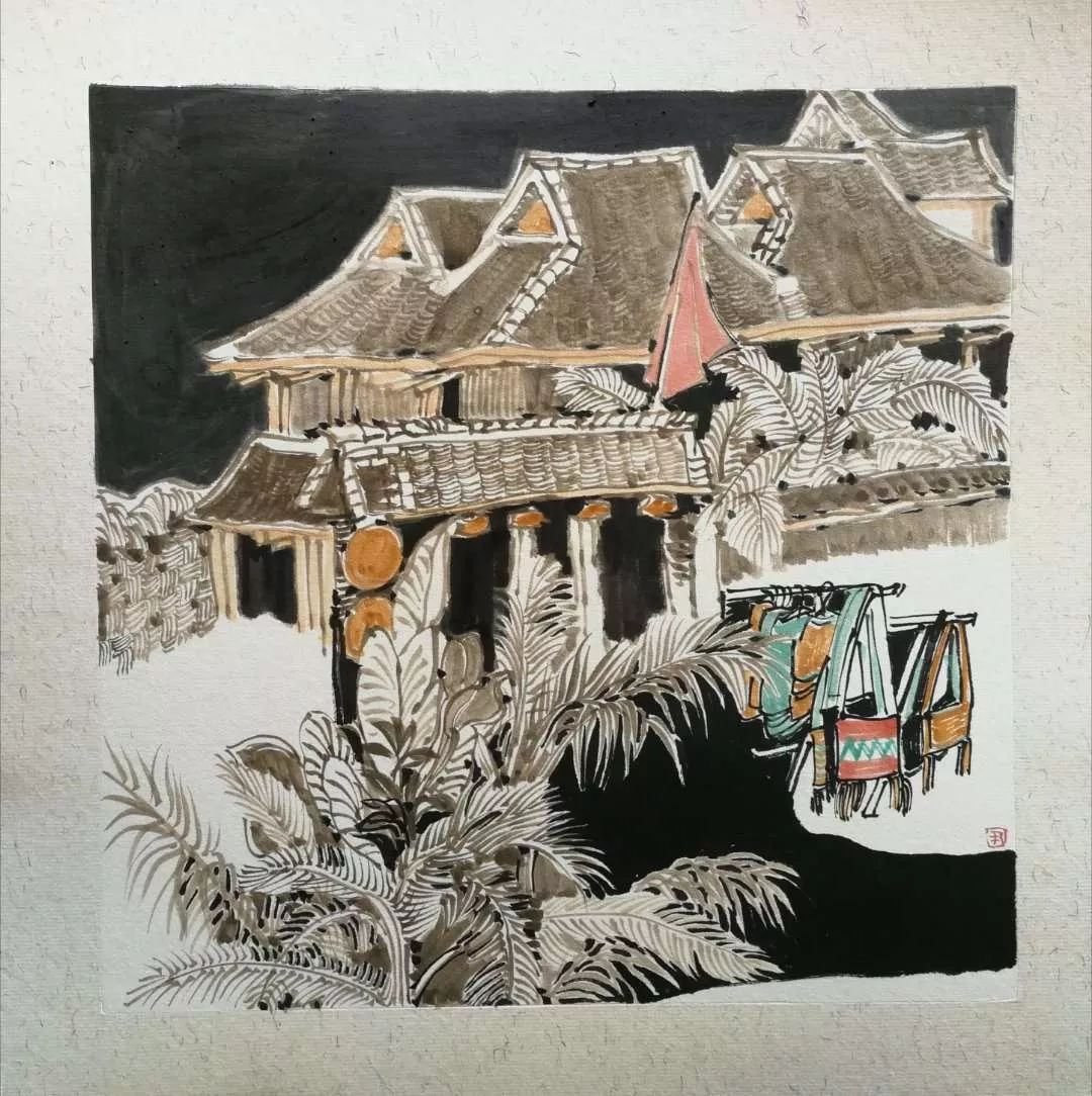 原创国画版画2幅入选十三届全国美术作品展的画家尹莉莉