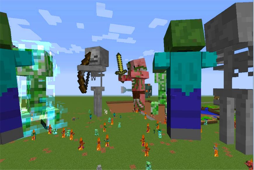 原创我的世界凶恶的怪物们娘化版形态变化后更让人防不胜防