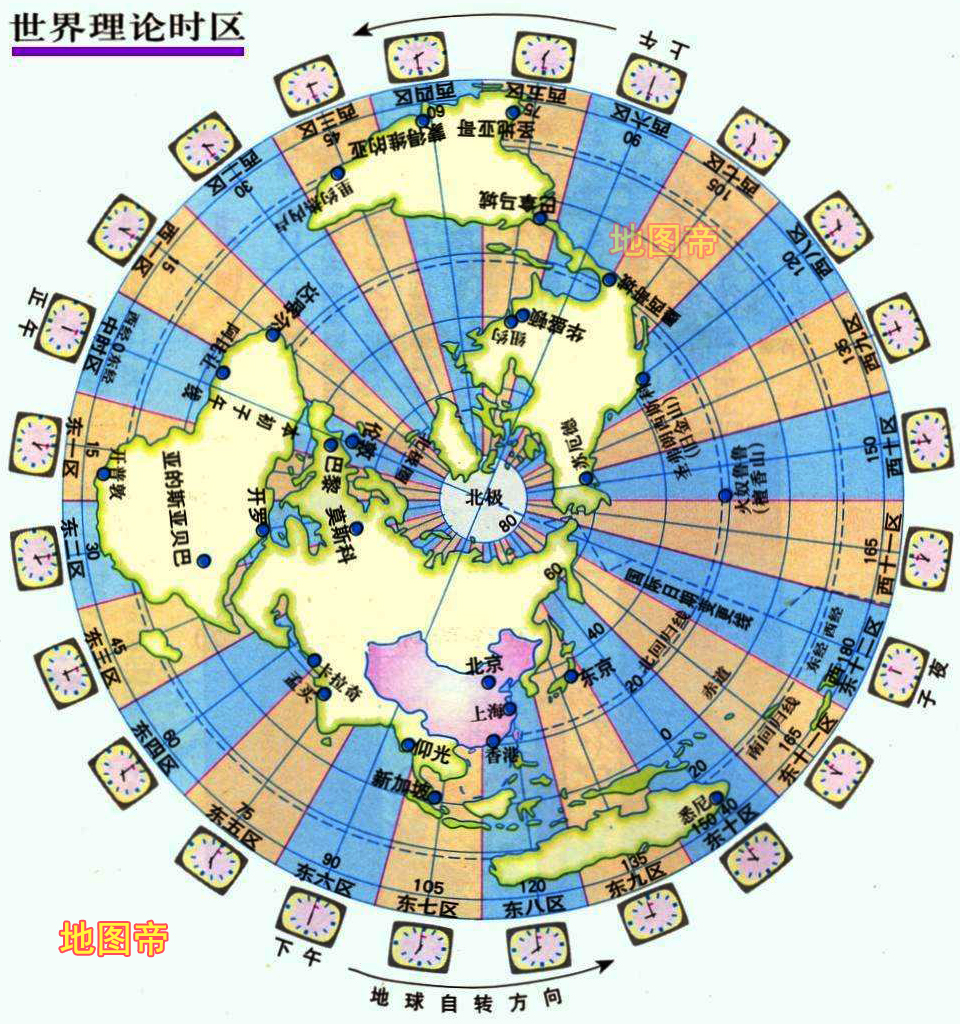 地球日界线图片