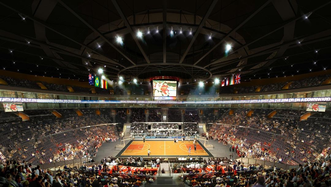 东莞市体育中心篮球场图片