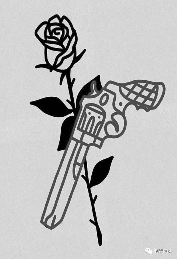 简单的粗线条画风