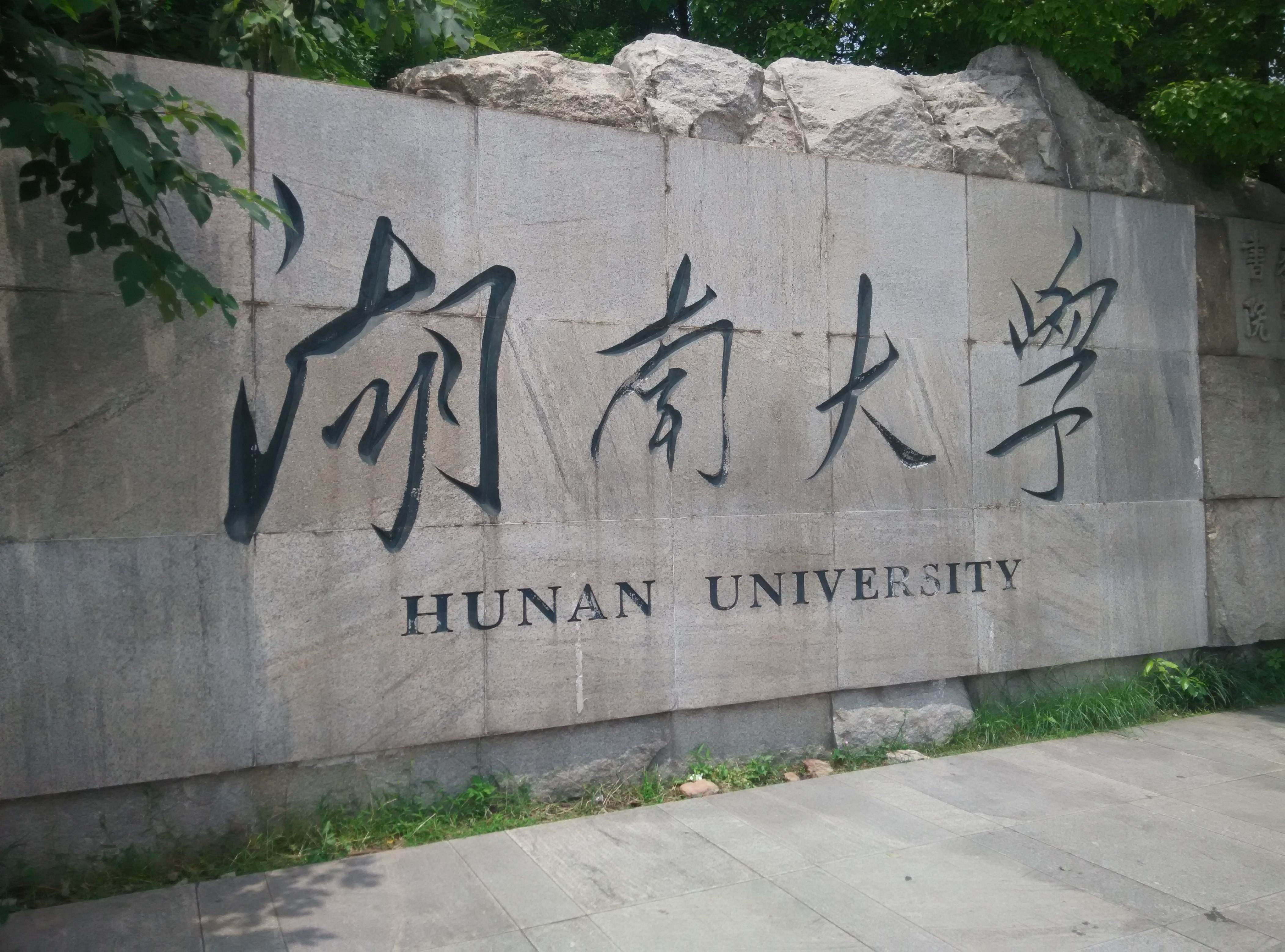 湖南大学校门正门图片图片