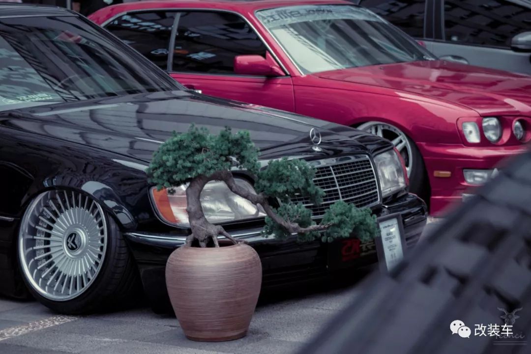 刺青师迷上日本黑帮vip文化奔驰虎头奔低趴姿态改装