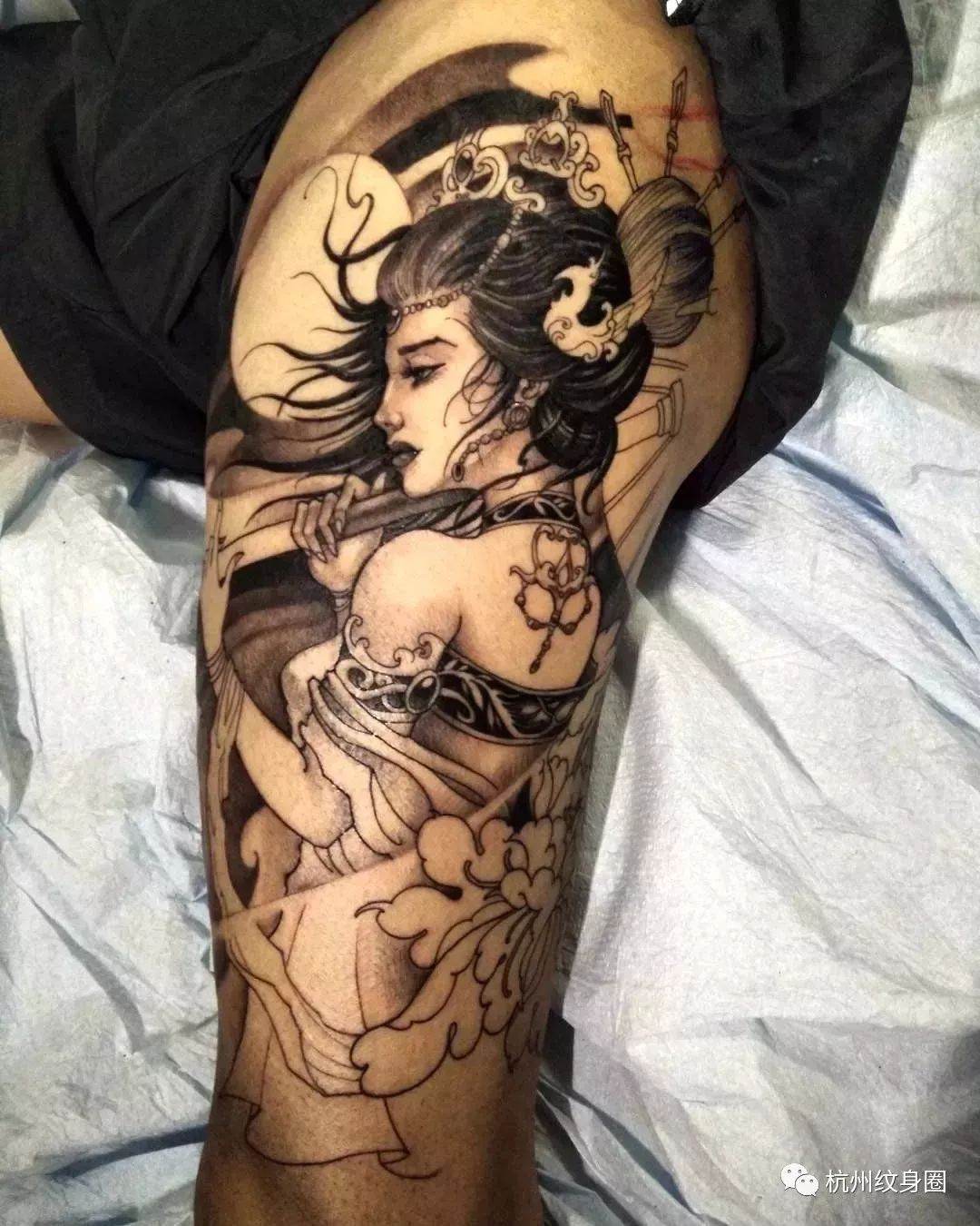 tattoo素材  艺伎纹身欣赏