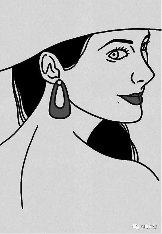 简单的粗线条画风