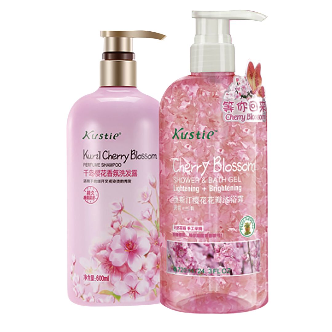 蔻斯汀千岛樱花香氛洗护沐浴套装,小猪佩奇浴室垫no.