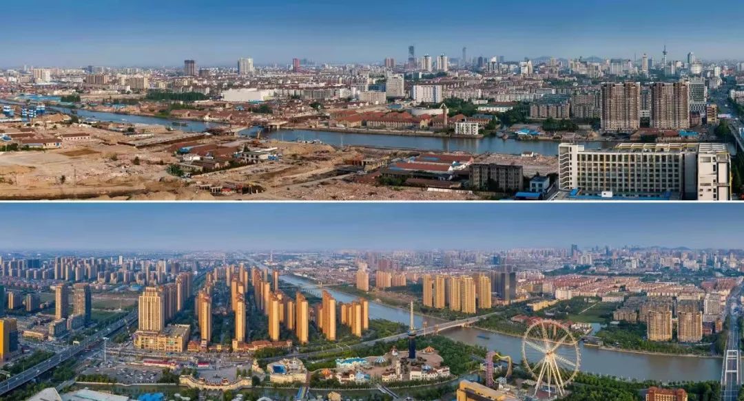 一组新旧照片,带你看南通70年的巨变!_新景