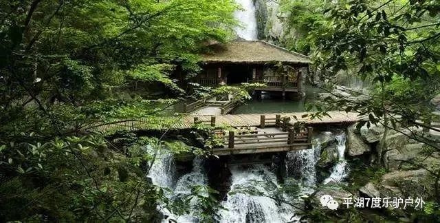 月华山养心谷位于浙江省绍兴县稽东镇占岙村千年香榧林月华山顶,是个