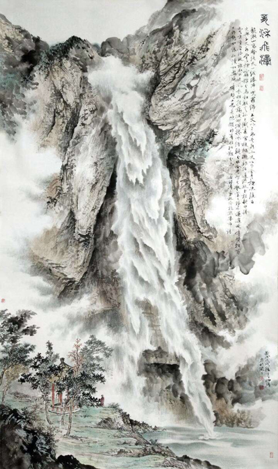 著名山水画家陈泊清作品鉴赏