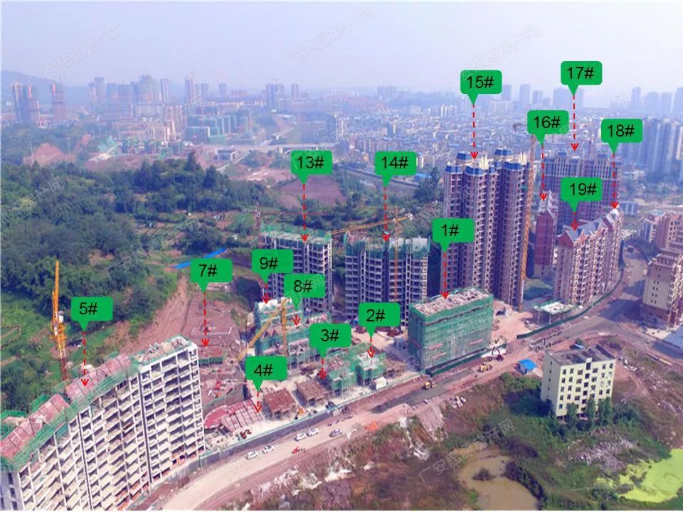 枣山园区21个主力在售楼盘10月工程进度一览!_广安