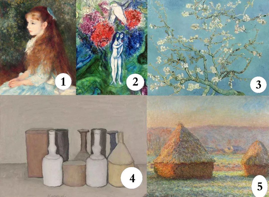 5张名画选一个1秒测出你的人生