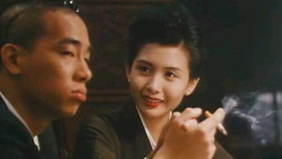 1995年《古惑仔2之猛龙过江》饰 丁瑶这部影片和张国荣一起合作的,这