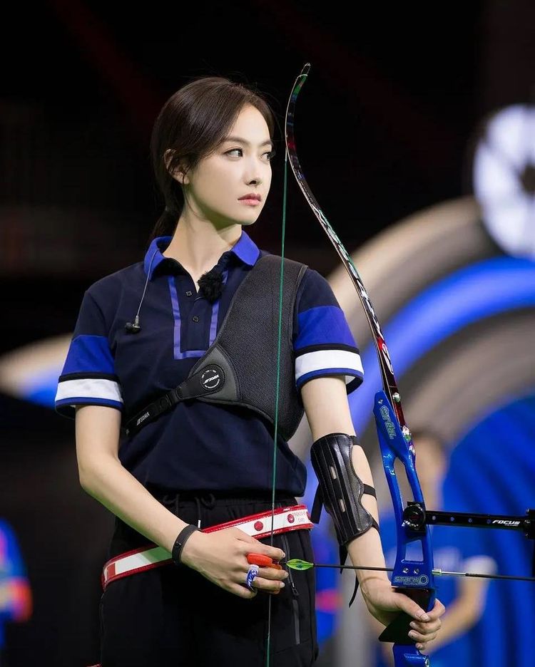 明星们的运动会又要来了哪位女明星在射箭项目时颜值最高
