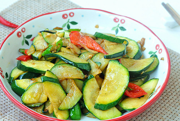 蒜香节瓜片的做法-杭州华力厨师学校