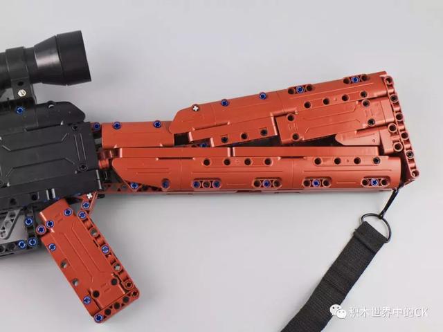 cada积木 c61009 block gun系列 积木玩具ak47突击步枪