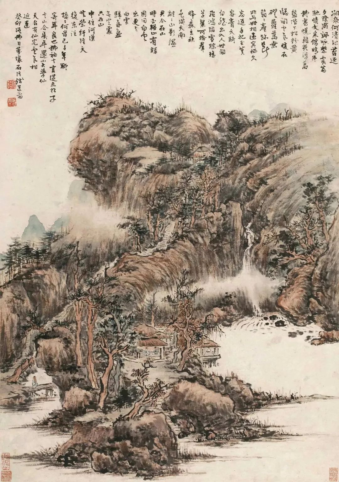 髡残山高水长一代画僧