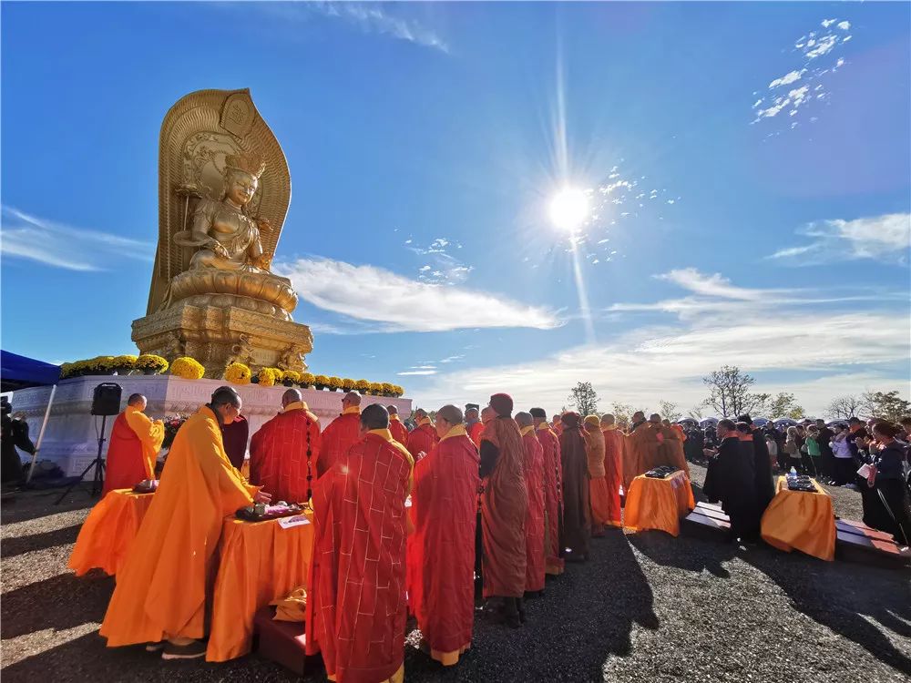 教界法讯中国五台山佛教代表团应邀出席加拿大五台山大雄宝殿落成暨
