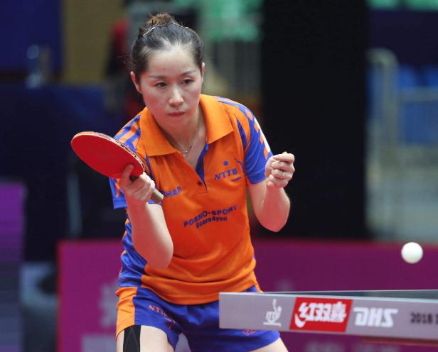 在刚结束不久的一场乒乓球德国公开赛女单资格赛中,1984年出生,已经