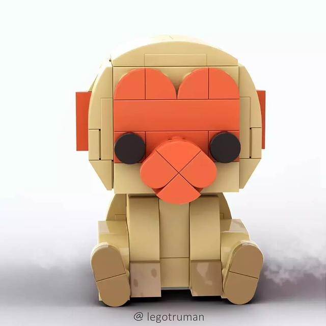 lego乐高moc佳作欣赏萌萌哒小动物乐高作品集2