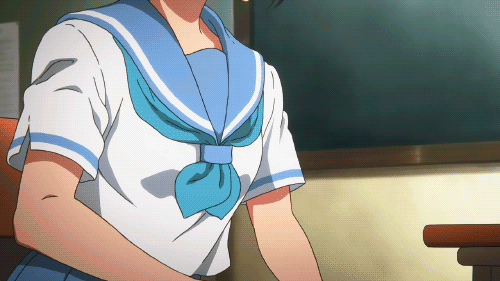 二次元狂热资讯漫有gif丨元气马尾我伞哥