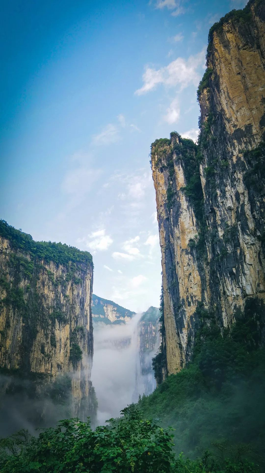 了不起图片社丨神门下的桃花源,养在深山里的神秘村落_夔门