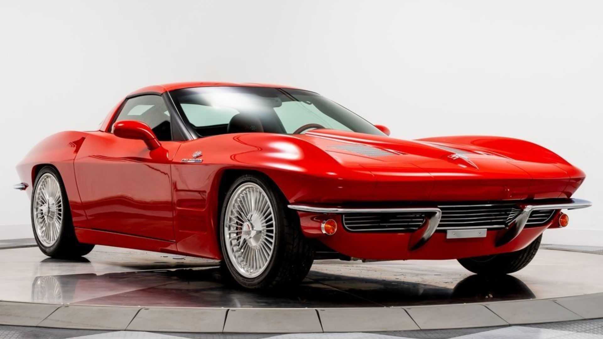 改装复古外观的2008款雪佛兰科尔维特!