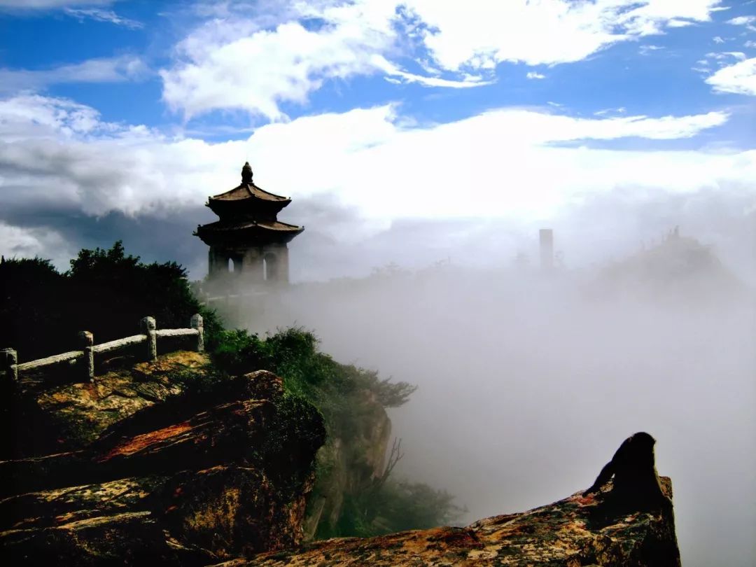 云海奇观,幸好今天我在花果山