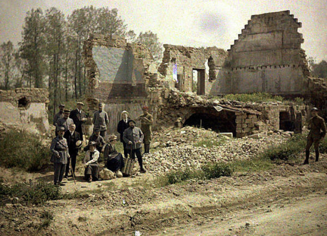 直击一战中的法国战场看看摧毁法国整整一代人的战争有多恐怖