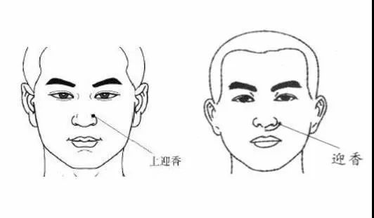 按摩鼻部:用手指在鼻部两侧自上而下反复推拿,5分钟时间,接着轻按迎香