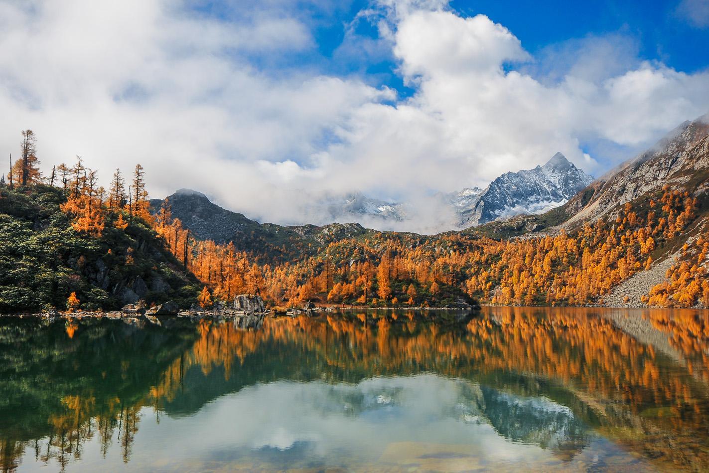 金秋十月赏红叶党岭给你不一样的红叶美