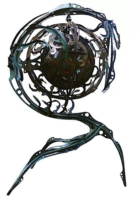 他创作的究竟是雕塑还是恐怖的外星科幻艺术