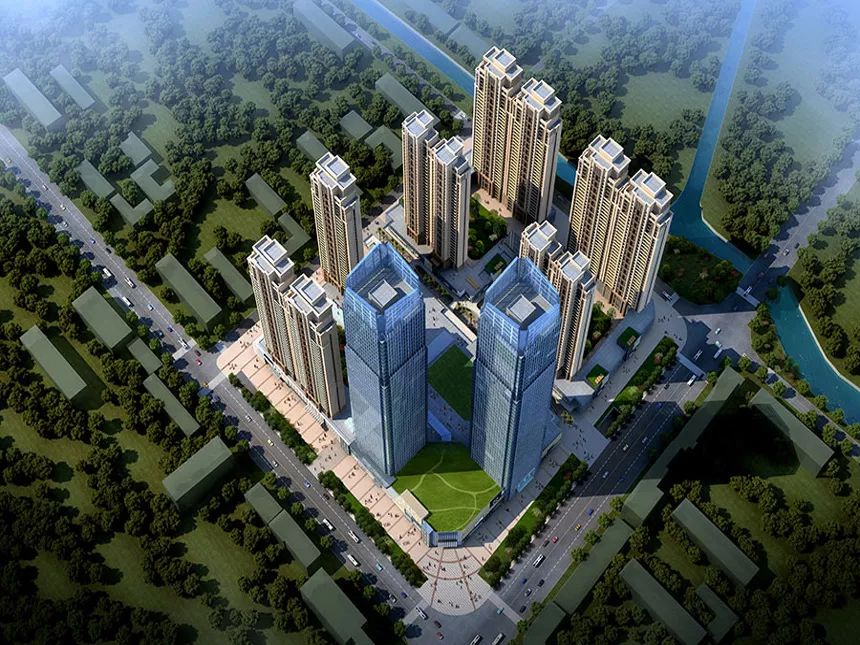 万兴九玺台,仅剩余少量顶层,底层房源, 户型:97-127㎡.高层