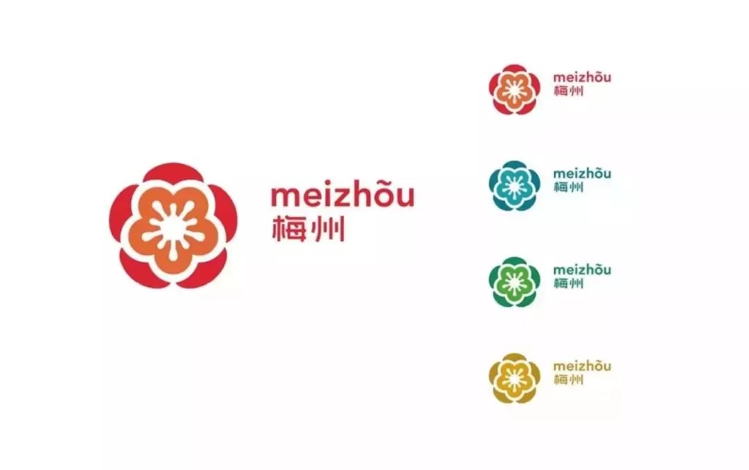 梅州全新城市logo发布!这朵"梅"成为梅州"城市名片" ._梅花