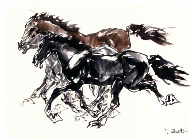 图文教程写意马步骤示范
