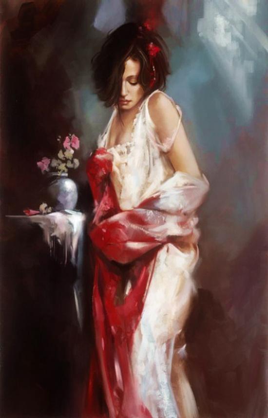 美国艺术家超写实人体油画太逼真了