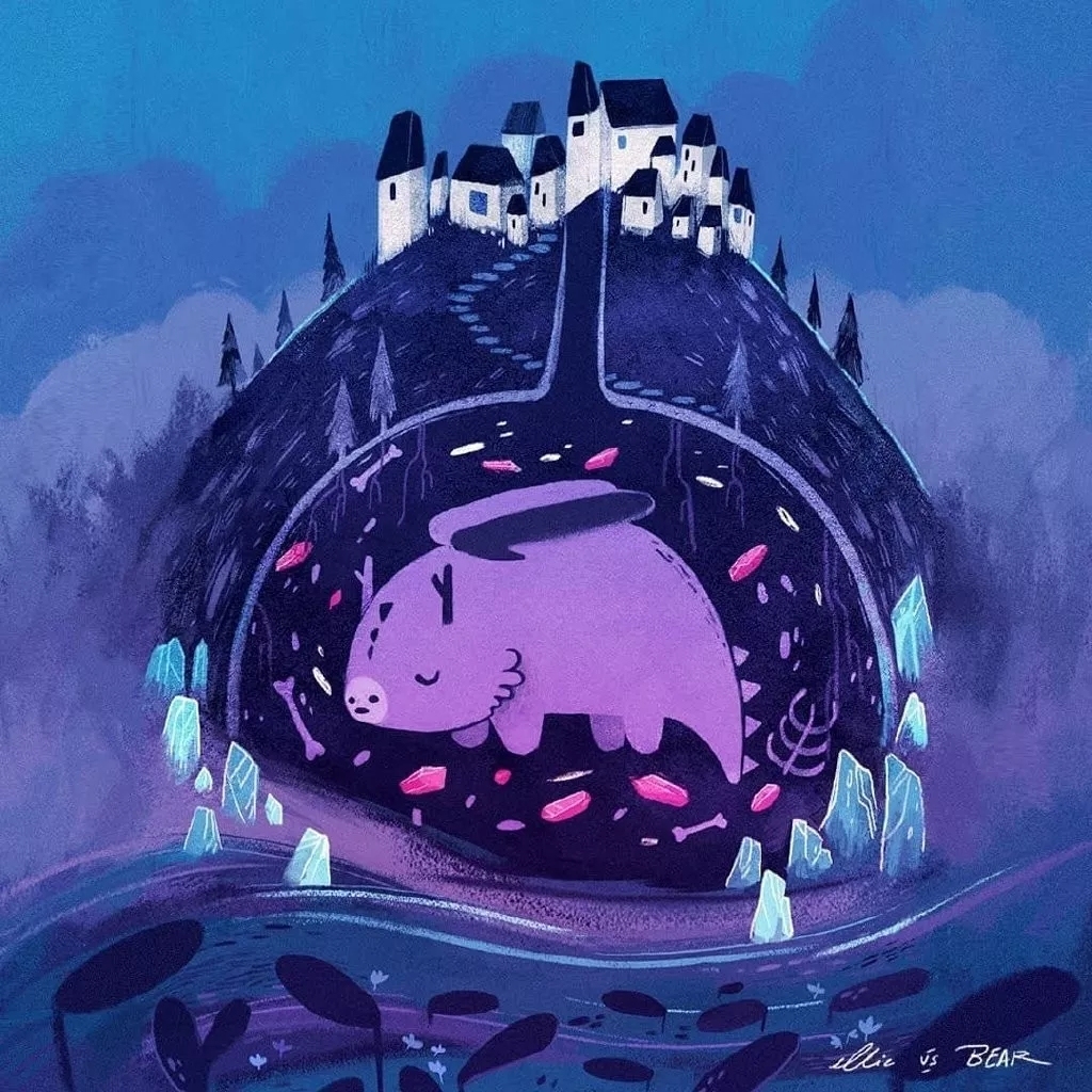 插画灵感集世界什么都有只要你愿意自由感受