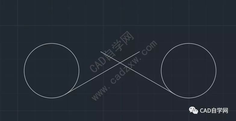 cad已知切点角度切线怎么画