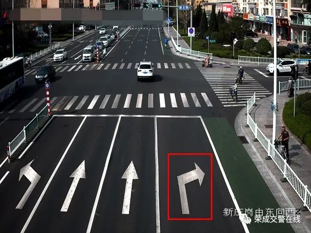 荣成和石岛的司机看过来这些路口一定要看清导向箭头