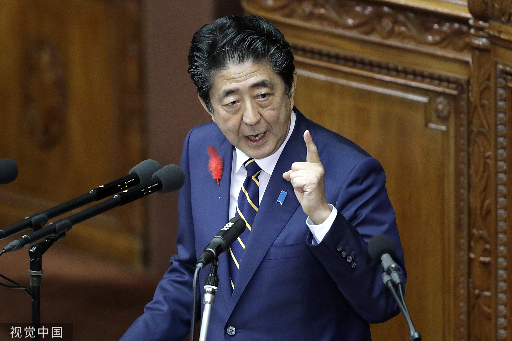 安倍再次强调决心开创中日关系新时代