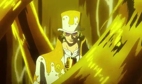 泰佐洛:第7个在剧场版中,同样是出现了同化物质的超人系恶魔果实能力