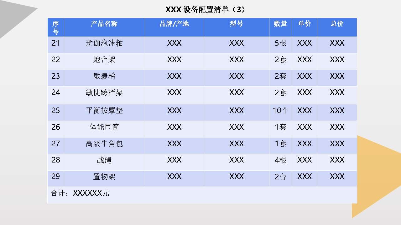 部隊健身房體能訓練中心器材配置解決方案