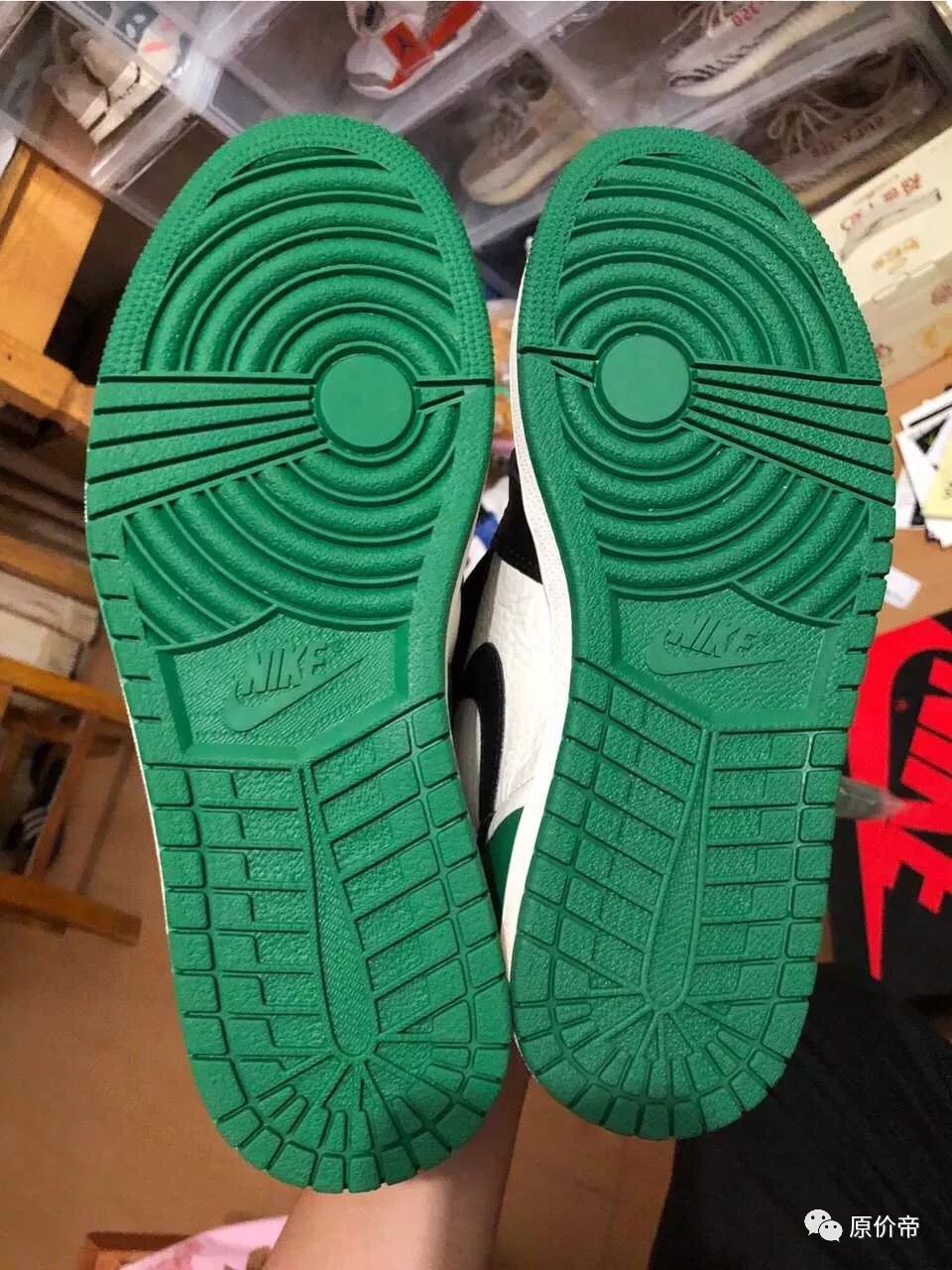 db鞋友说绿叉买绿脚趾平台鉴定为假