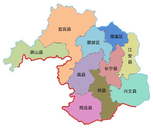 屏山县大乘镇地图图片