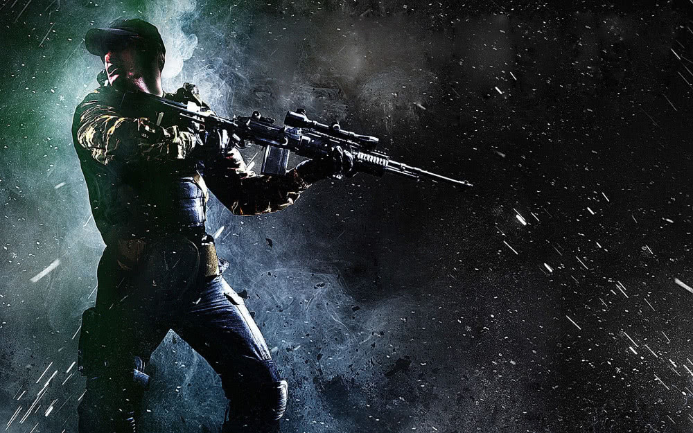 使命召唤枪战游戏壁纸:游戏场景很霸气