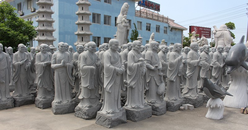 五百罗汉雕像历史来源和延续介绍